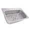 Nantucket Sinks 33 Inch Large Rectangle Single Bowl 18 Gauge Stainless Steel Drop In Kitchen Sink NS3322-8 - alternate 8